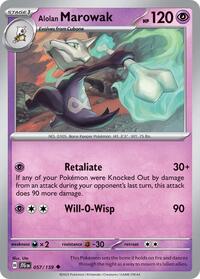 Alolan Marowak - 057/159 (SV09) (Normal)
