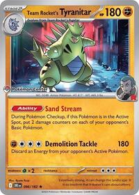 Team Rocket's Tyranitar (Pokemon Center Exclusive) - 096/182 (MISCELLANEOUS CARDS & PRODUCTS) (Normal (PC Exclusive))