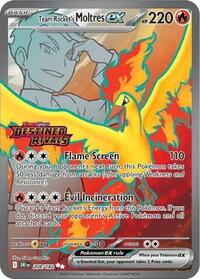 Team Rocket's Moltres ex - 208/182 (Destined Rivals Stamp) - 208/182 (MISCELLANEOUS CARDS & PRODUCTS) (Holofoil)