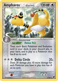 Ampharos (Delta Species) - 1/101 (DRAGON FRONTIERS) (Holofoil)