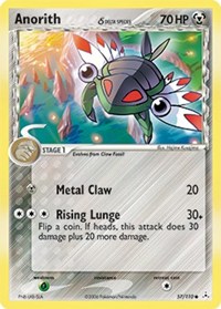 Anorith (Delta Species) - 57/110 (HOLON PHANTOMS) (Reverse Holofoil)