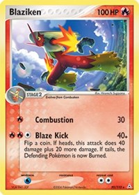Blaziken - 20/110 (HOLON PHANTOMS) (Normal) Blaziken - 20/110 (HOLON PHANTOMS) (Reverse Holofoil)