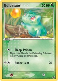 Bulbasaur - 054/112 - 54/112 (FIRERED & LEAFGREEN) (Reverse Holofoil)