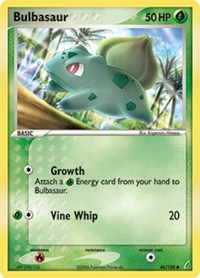 Bulbasaur - 046/100 - 46/100 (CRYSTAL GUARDIANS) (Reverse Holofoil)
