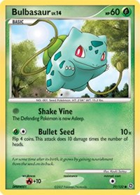 Bulbasaur - 77/132 (SECRET WONDERS) (Reverse Holofoil)