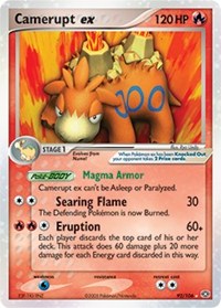 Camerupt ex - 92/106 (EMERALD) (Holofoil)