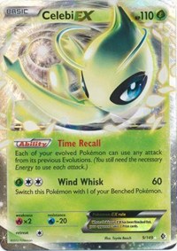Celebi EX - 9/149 (BOUNDARIES CROSSED) (Holofoil)