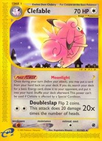 Clefable (41) - 041/165 (EXPEDITION) (Reverse Holofoil)
