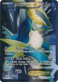 Cobalion EX (133 Full Art) - 133/135 (PLASMA STORM) (Holofoil)