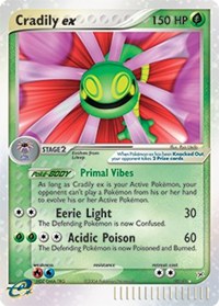 Cradily ex - 90/95 (TEAM MAGMA VS TEAM AQUA) (Holofoil)
