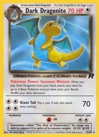 Dark Dragonite (22) - 22/82 (TEAM ROCKET) (1st Edition) Dark Dragonite (22) - 22/82 (TEAM ROCKET) (1st Edition)
