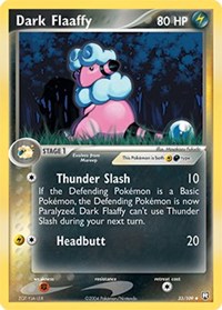 Dark Flaaffy - 33/109 (TEAM ROCKET RETURNS) (Normal) Dark Flaaffy - 33/109 (TEAM ROCKET RETURNS) (Reverse Holofoil)