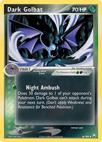 Dark Golbat - 34/109 (TEAM ROCKET RETURNS) (Reverse Holofoil)