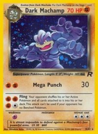 Dark Machamp (10) - 10/82 (TEAM ROCKET) (1st Edition Holofoil)