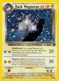 Dark Magneton (11) - 11/82 (TEAM ROCKET) (1st Edition Holofoil)