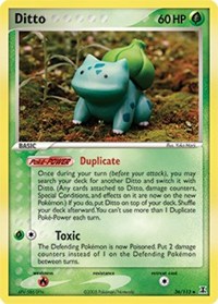Ditto (Bulbasaur) - 36/113 (DELTA SPECIES) (Reverse Holofoil)