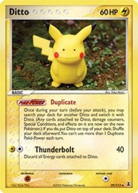 Ditto - 039/113 (Pikachu) - 39/113 (DELTA SPECIES) (Reverse Holofoil)