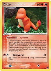Ditto - 61/113 (Charmander) - 061/113 (DELTA SPECIES) (Reverse Holofoil)