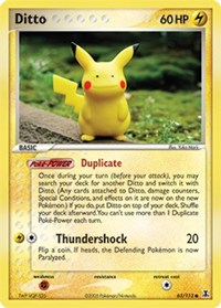 Ditto - 63/113 (Pikachu) - 063/113 (DELTA SPECIES) (Reverse Holofoil)