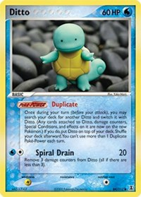 Ditto - 64/113 (Squirtle) - 064/113 (DELTA SPECIES) (Reverse Holofoil)