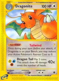 Dragonite (43) - 043/165 (EXPEDITION) (Reverse Holofoil)
