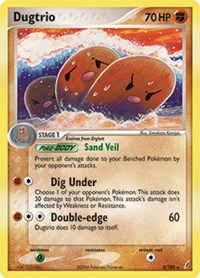 Dugtrio - 5/100 (CRYSTAL GUARDIANS) (Reverse Holofoil)