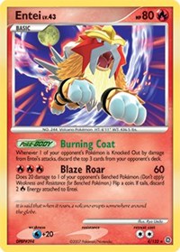 Entei - 4/132 (SECRET WONDERS) (Holofoil)