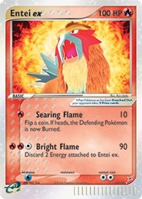 Entei ex - 91/95 (TEAM MAGMA VS TEAM AQUA) (Holofoil)