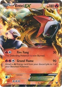 Entei EX - 13/108 (DARK EXPLORERS) (Holofoil)