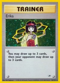Erika (16) - 016/132 (GYM HEROES) (1st Edition Holofoil)