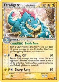 Feraligatr (Delta Species) - 2/101 (DRAGON FRONTIERS) (Reverse Holofoil)