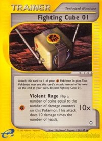 Fighting Cube 01 - 121/147 (AQUAPOLIS) (Normal) Fighting Cube 01 - 121/147 (AQUAPOLIS) (Reverse Holofoil)
