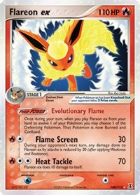Flareon ex - 108/113 (DELTA SPECIES) (Holofoil)