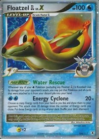 Floatzel GL Lv.X - 104/111 (RISING RIVALS) (Holofoil)