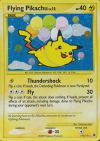 Flying Pikachu - 113/111 (RISING RIVALS) (Holofoil)