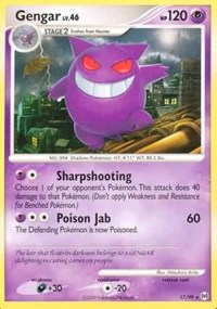 Gengar (17) - 17/99 (ARCEUS) (Reverse Holofoil)
