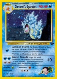 Giovanni's Gyarados - 005/132 (GYM CHALLENGE) (1st Edition Holofoil)
