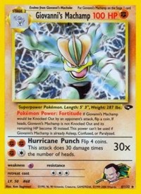 Giovanni's Machamp - 006/132 (GYM CHALLENGE) (1st Edition Holofoil)