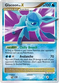 Glaceon LV.X - 98/100 (MAJESTIC DAWN) (Holofoil)