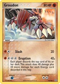 Groudon - 014/106 - 14/106 (EMERALD) (Reverse Holofoil)