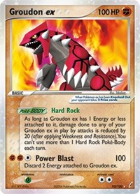Groudon ex - 93/100 (CRYSTAL GUARDIANS) (Holofoil)