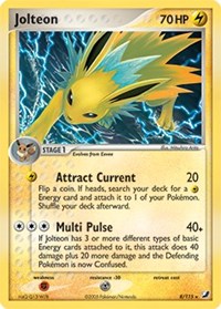 Jolteon - 8/115 (UNSEEN FORCES) (Reverse Holofoil)
