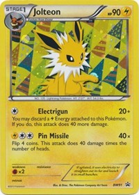 Jolteon - BW91 - BW91 (BLACK AND WHITE PROMOS) (Holofoil) Jolteon - BW91 - BW91 (BLACK AND WHITE PROMOS) (Holofoil)