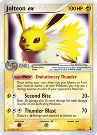 Jolteon ex - 109/113 (DELTA SPECIES) (Holofoil) Jolteon ex - 109/113 (DELTA SPECIES) (Holofoil)