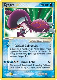 Kyogre Star - 112/113 (DELTA SPECIES) (Holofoil)