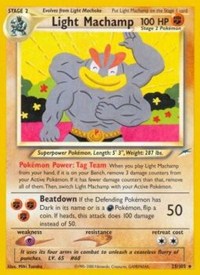 Light Machamp - 025/105 (NEO DESTINY) (1st Edition)