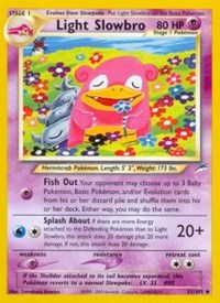 Light Slowbro - 051/105 (NEO DESTINY) (1st Edition)