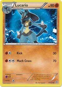 Lucario (77) - 77/135 (PLASMA STORM) (Reverse Holofoil)