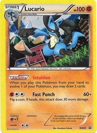 Lucario - BW85 - BW85 (BLACK AND WHITE PROMOS) (Holofoil)