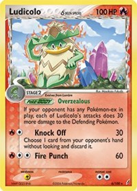 Ludicolo (Delta Species) - 6/100 (CRYSTAL GUARDIANS) (Reverse Holofoil)
